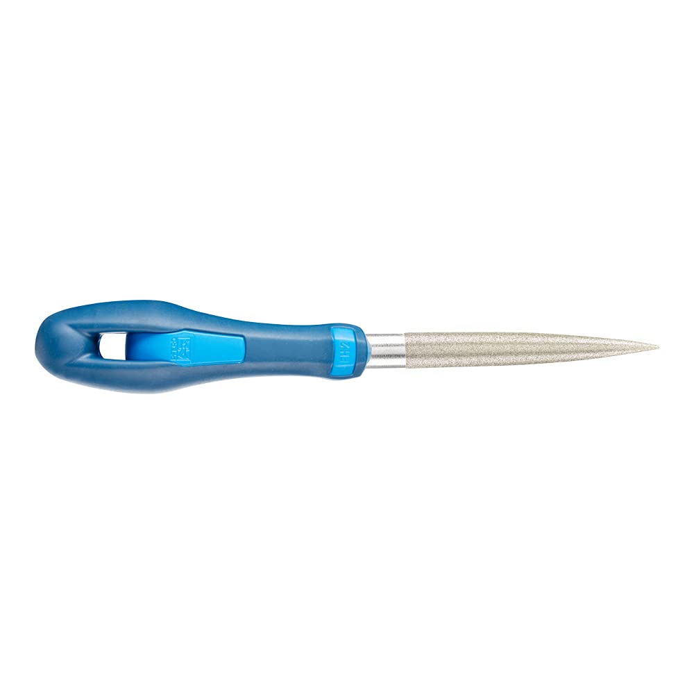 PFERD Diamant-Werkstattfeile halbrund-spitz | 100mm D151 (mittel) | 15405151 – für harte Werkstoffe