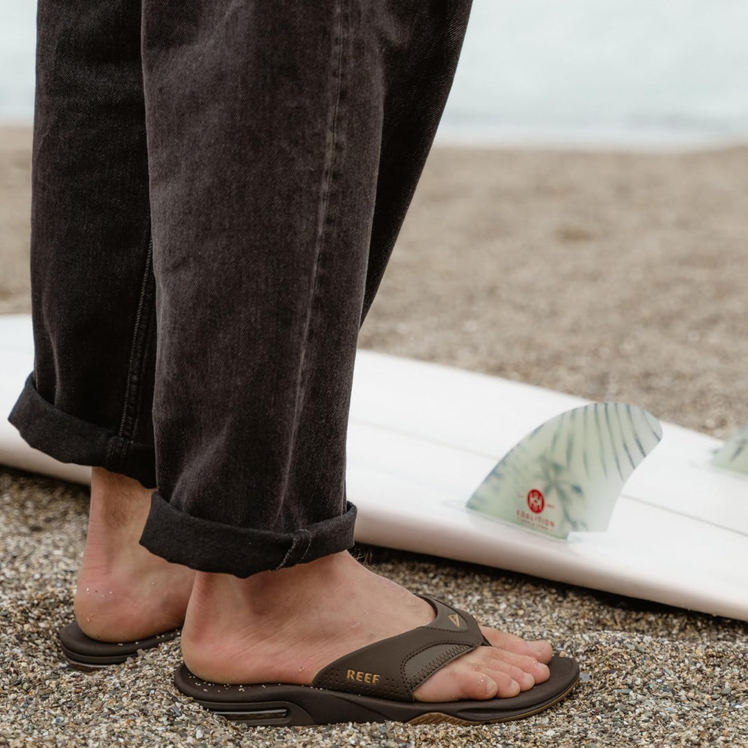 Reef FANNING Herren Zehentrenner Small Braun Brown Gum Bgm, Small Braun Brown Gum Bgm