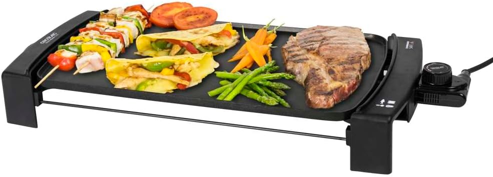Cecotec Black&Water 2150 Elektrisches Grillplatte, Leistung 2150 W, Gehäuse aus Aluminiumguss, Daiki