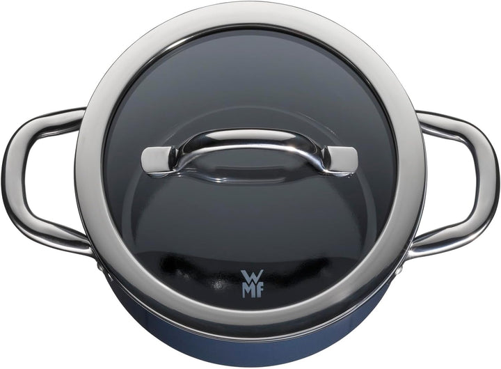 WMF Fusiontec Inspire Topfset Induktion 3-teilig, Kochtopf Set mit Glasdeckel, Induktions Töpfe Set,