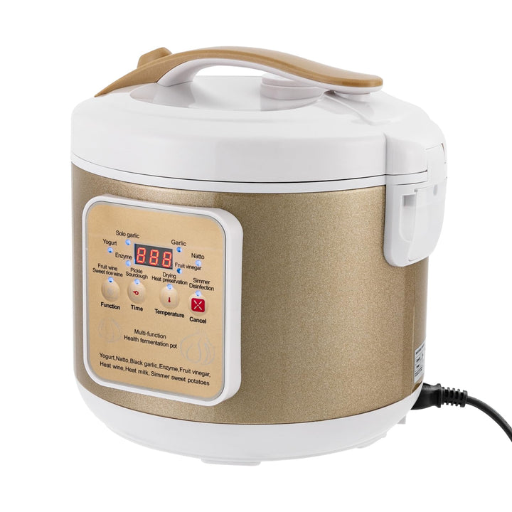 Joghurtbereiter,6L Joghurt Maschine,Knoblauch Fermenter,Türschnallen-Design,Ausschalt-Speicherfunkti