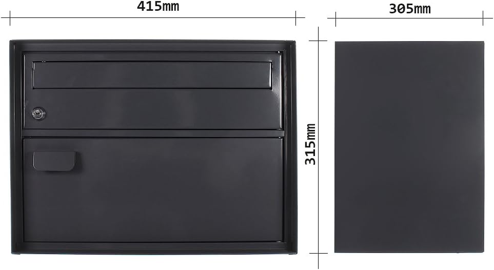 Rottner 006505 HomeDesignMailbox HDM-520-Anthrazit