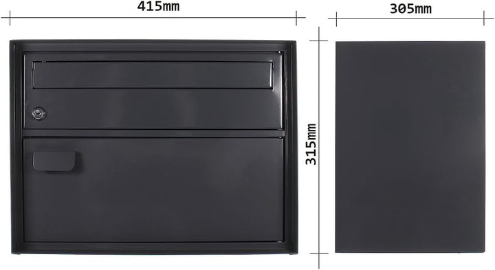 Rottner 006505 HomeDesignMailbox HDM-520-Anthrazit