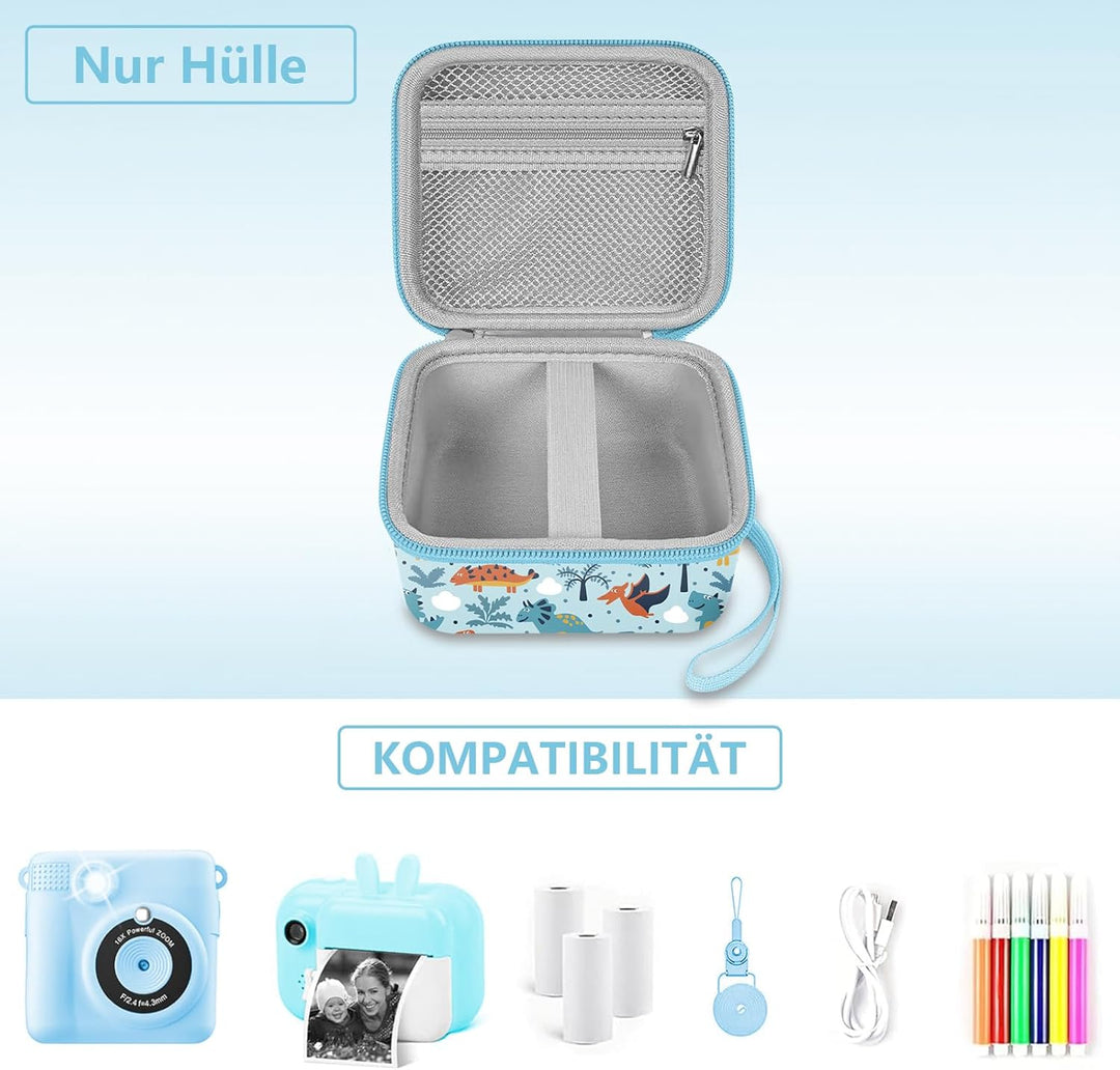 Leayjeen Kinderkamera Tasche Kompatibel mit HiMont/GREENKINDER/Hiievpu/CalineGam/Gofunly/AMCLID/ulew