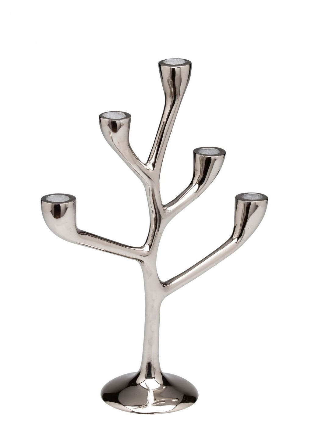 aubaho Kerzenleuchter 36cm Kerzenständer vernickelt Candlestick antik Stil