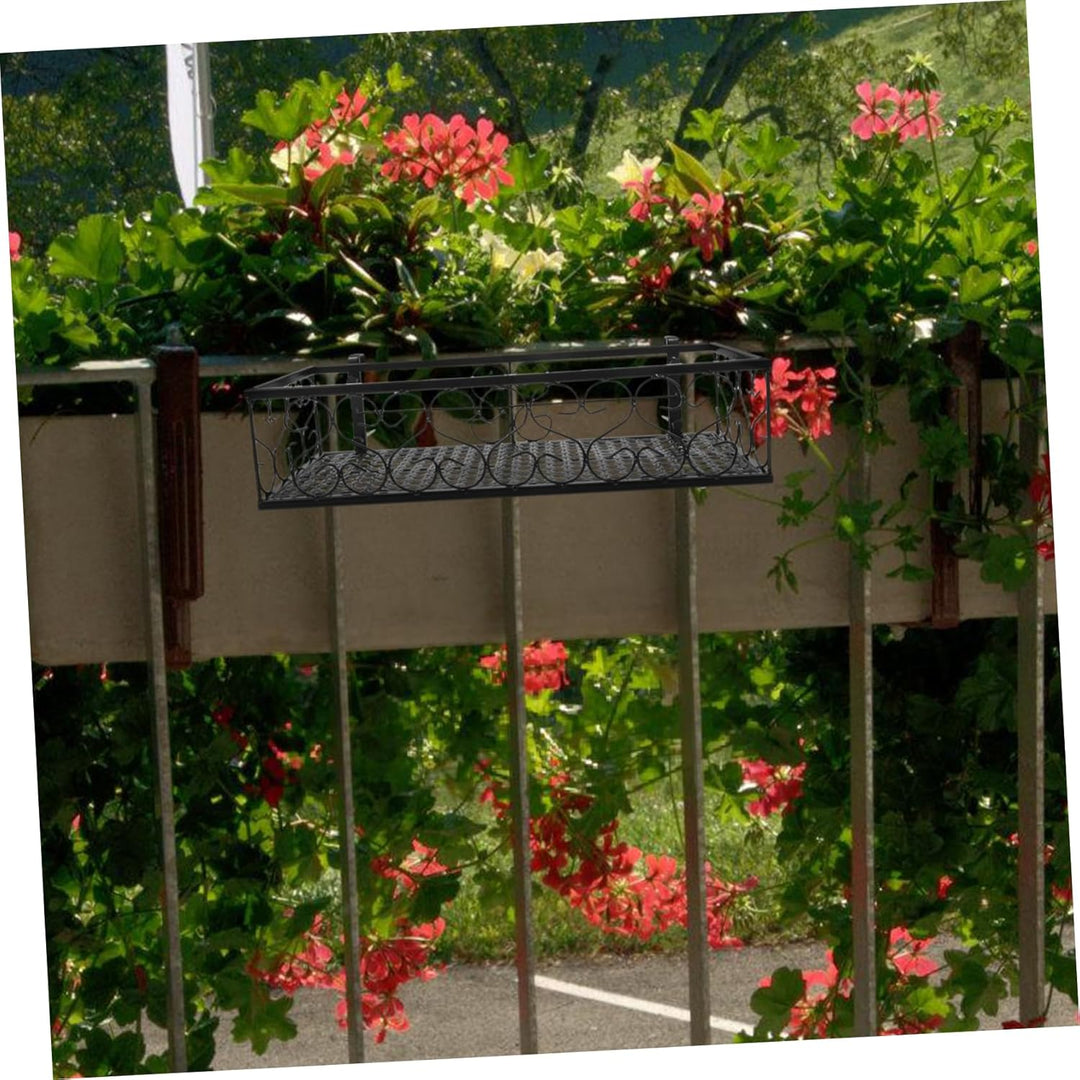 Cabilock Halterung Balkongeländer Blumenkasten Wandgitter Balkon Blumenständer Rack Pflanzkasten Bal