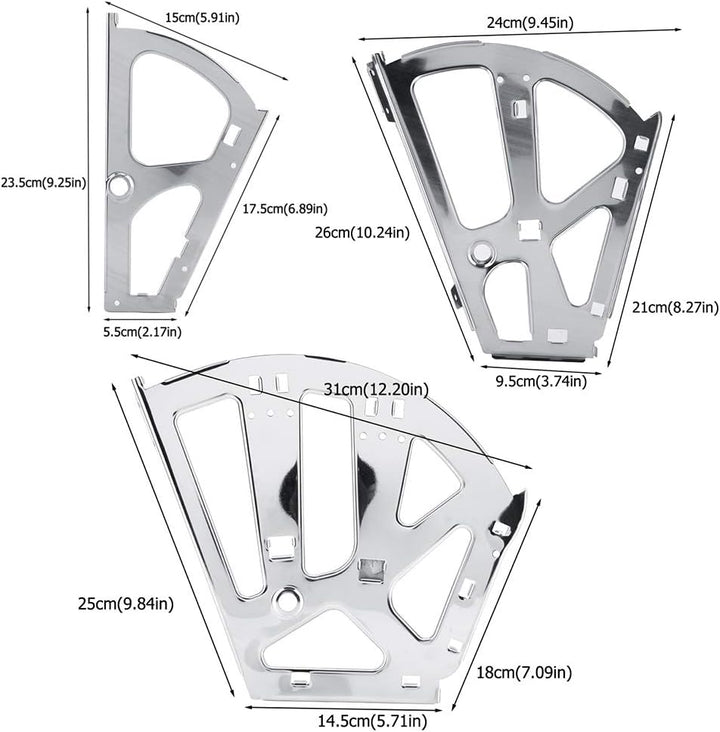 FTVOGUE 2 Stücke Edelstahl Möbel Scharnier Schuhe Schubladenschrank Scharniere Turing Rack Ersatzarm