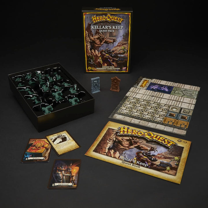 Avalon Hill/Wizards HAS4543U - HeroQuest: Kellar's Keep [Expansion] (englisch) Retro, Retro