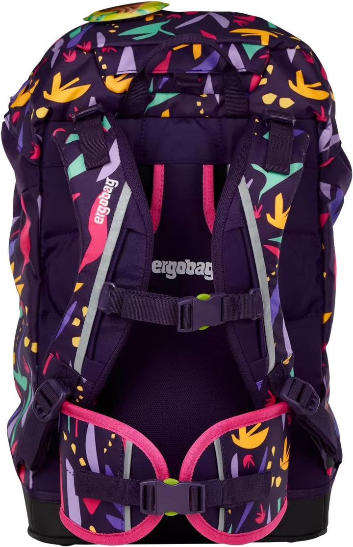 ergobag Unisex Kinder Prime prime Einheitsgrösse Junglebear - Lila, Einheitsgrösse Junglebear - Lila