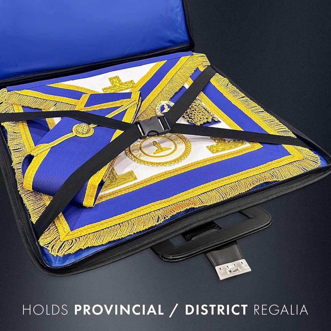 THE MASONIC COLLECTION Freimaurer Provincial Rank Regalia Leichte Kunstleder Aktentasche Stil Soft C