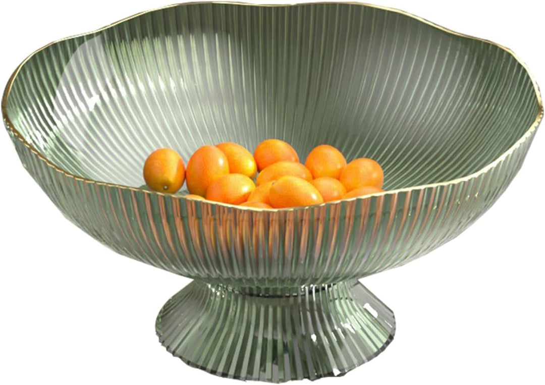 Obstschale, Obstteller, Dekorative Schalen mit Abflusslöchern, Abnehmbarer Sockel, Obstschale für Ti