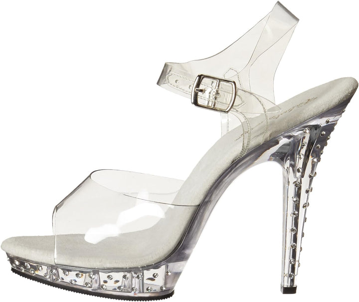 Fabulicious Mädchen LIP-108SDT Sandalen, Transparent (CLR/CLR)