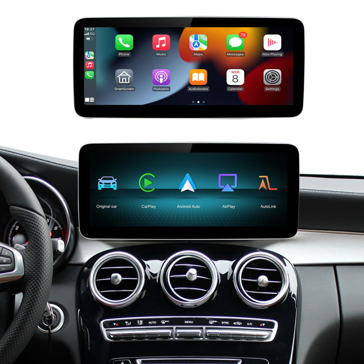 Drahtlos Carplay/Android Auto 12.3'' Multimedia Radio Linux Touchscreen für Mercedes Benz NTG5.0 GLA