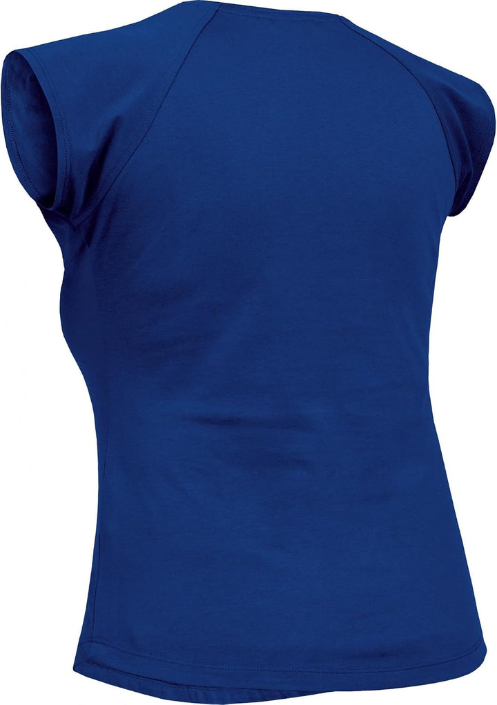 Leibwächter Flex-Line Damen T-Shirt V-Ausschnitt, tailliertes Arbeitsshirt Frauen, schnelltrocknend,