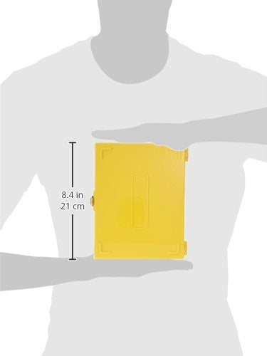 neoLab 2-2437 Objektträger-Kasten für 100 OT, PS, Gelb