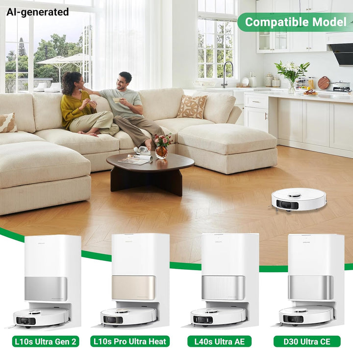 32 Stück Zubehör für Dreame L10s Ultra Gen 2/L40 Ultra AE/L10s Pro Ultra Heat/X30 Ultra/Mova E30 Ult