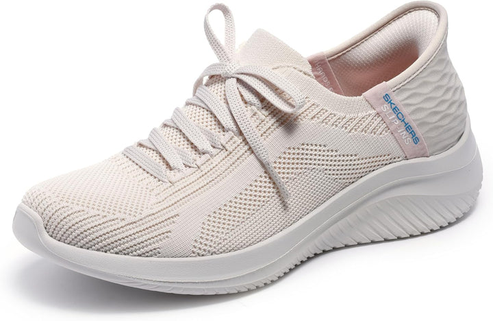 Skechers Damen 149710 MVE 35.5 EU Natural Knit Periwinkle Trim, 35.5 EU Natural Knit Periwinkle Trim