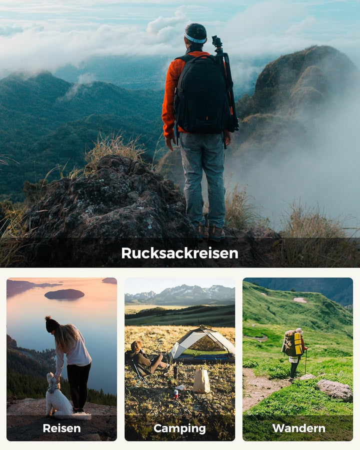 ATEPA Ultraleichter Daunenschlafsack 650/700FP, 3-Jahreszeiten (12°C / 6°C / -1°C), Leicht & Kompakt
