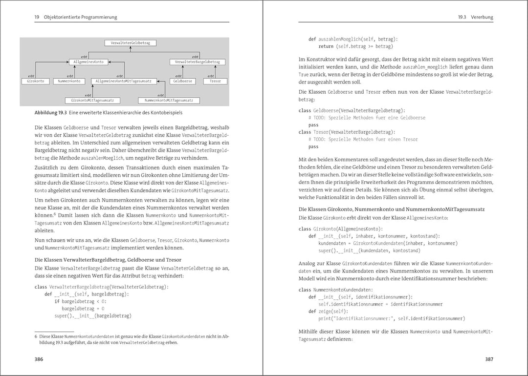 Python 3: Das umfassende Handbuch: Über 1.000 Seiten Sprachgrundlagen, OOP und Beispielprogramme
