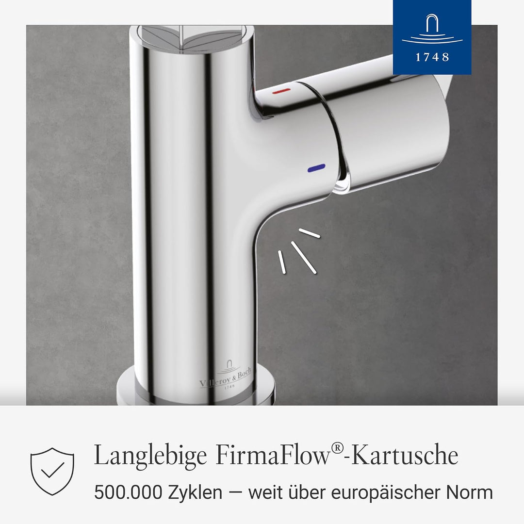 Villeroy &amp; Boch Variaro Küchenarmatur, Hochdruck Armatur Küche, 306 mm Auslaufhöhe, 360° schwenkbare