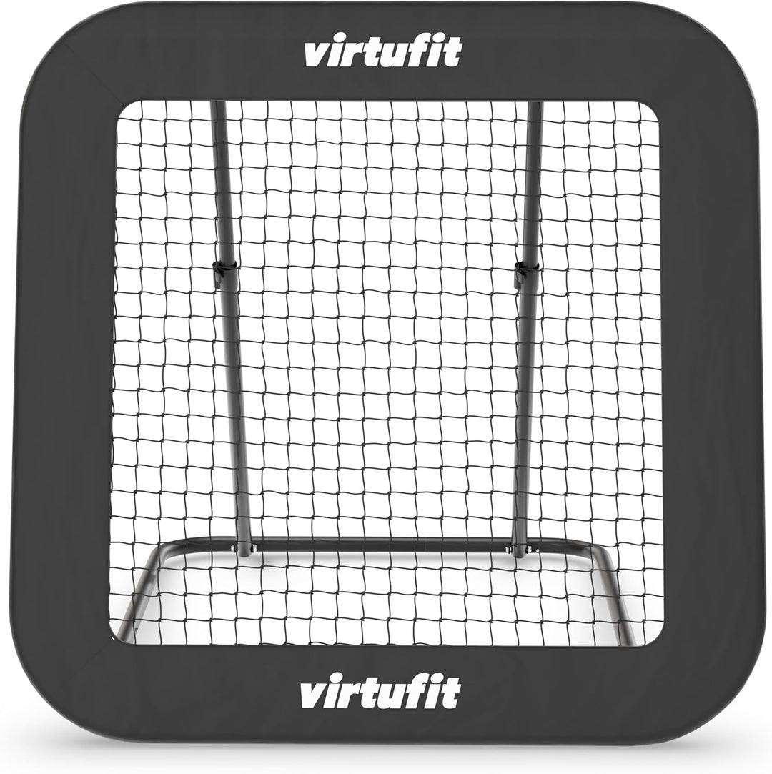 Virtufit Verstellbarer Fussball-Rebounder Pro - Kickback - Tchouck - 84 x 84 cm / 100 x 100 cm / 124