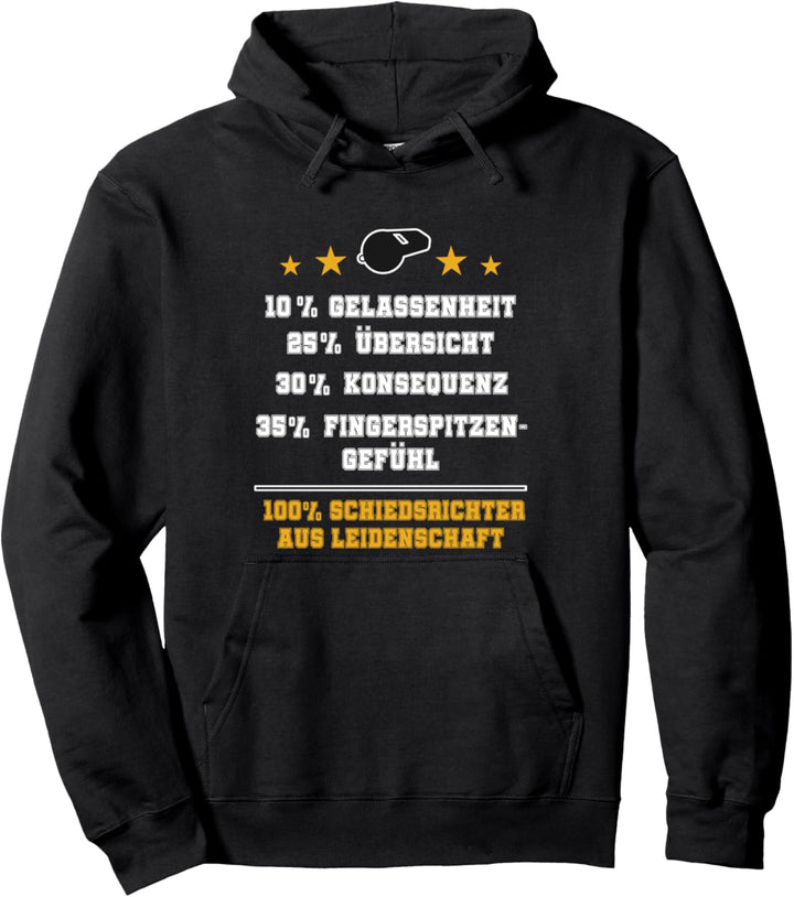 Schiedsrichter aus Leidenschaft Fussball Schiedsrichter Pullover Hoodie