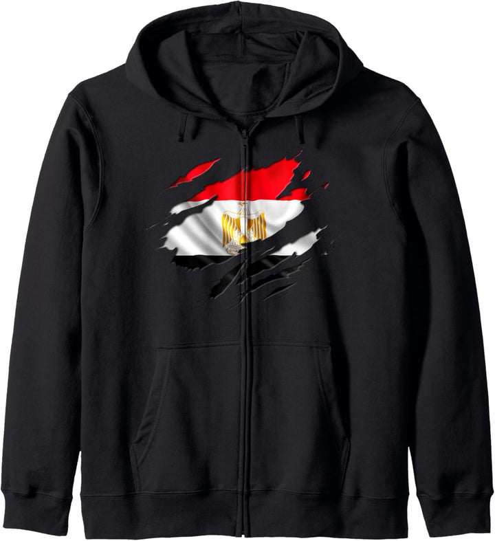EGYPT Flag Ägypten Kapuzenjacke