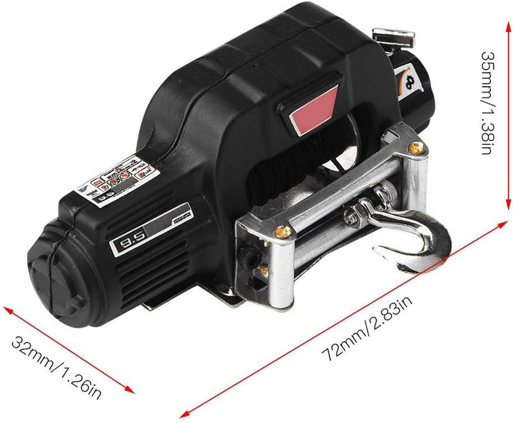 Tbest RC Auto Winde, 1/10 Automatische Crawler Winch Wired Winch Control System Set Simulierte Winsc