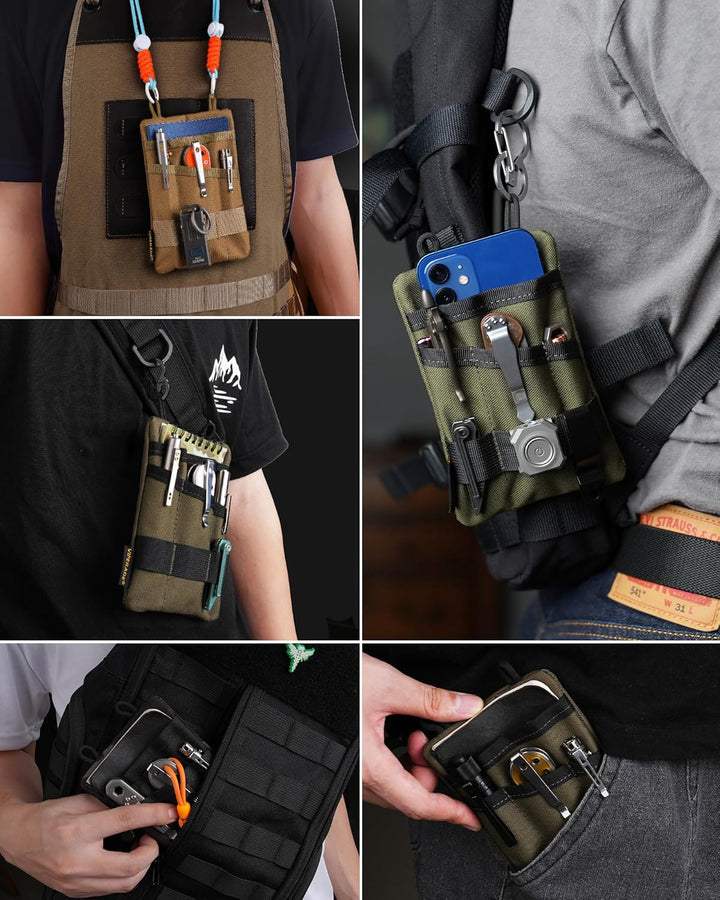 VIPERADE VE1 EDC Werkzeugtasche Organizer EDC Pouch Klein EDC Taschen Pocket Organizer EDC Nylon Mul