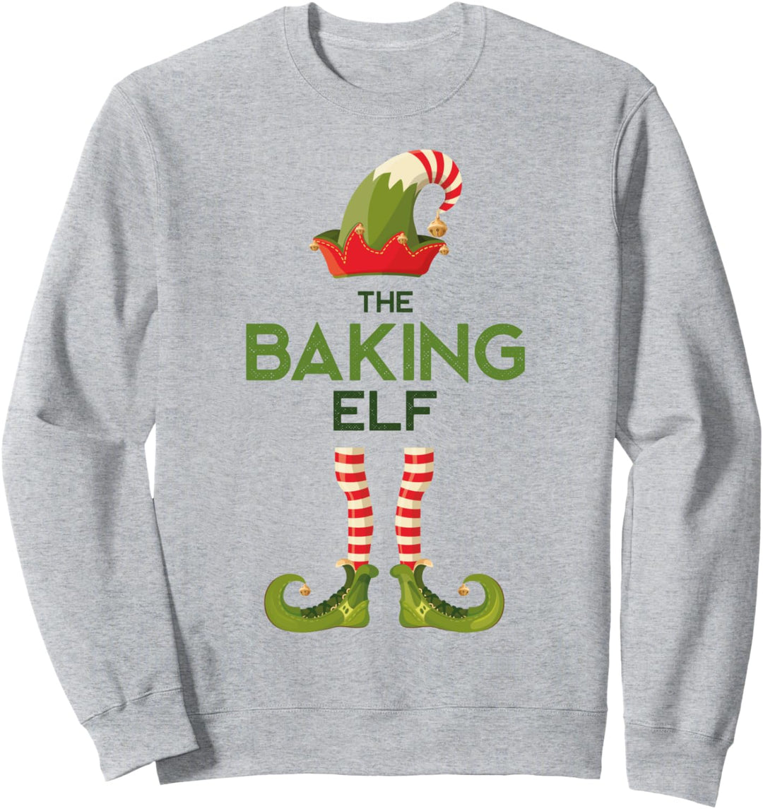 Backelfe für die Familie, zum Backen oder Kochen, Weihnachtsferien Sweatshirt