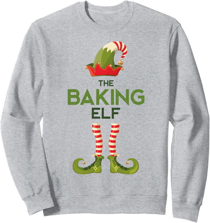 Backelfe für die Familie, zum Backen oder Kochen, Weihnachtsferien Sweatshirt