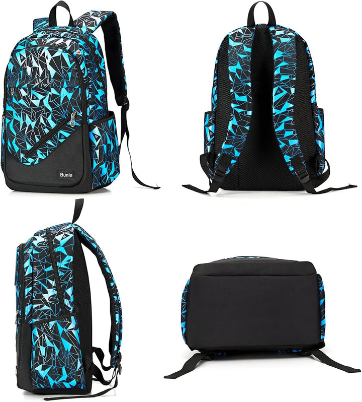 Bunie Schulrucksack Jungen Teenager Kinder Schulranzen Junge Rucksack Mädchen Coole Grosse Kinderruc