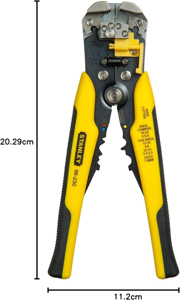 Stanley FatMax Automatische Abisolierzange und Schneidzange FMHT0-96230, inkl. Drahtschneider – Für