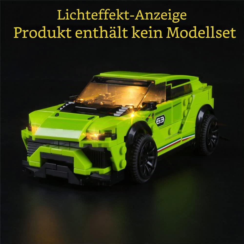 GEAMENT Licht-Set Kompatibel mit Lego Lamborghini Urus ST-X &amp; Huracán Super Trofeo EVO - Beleuchtung