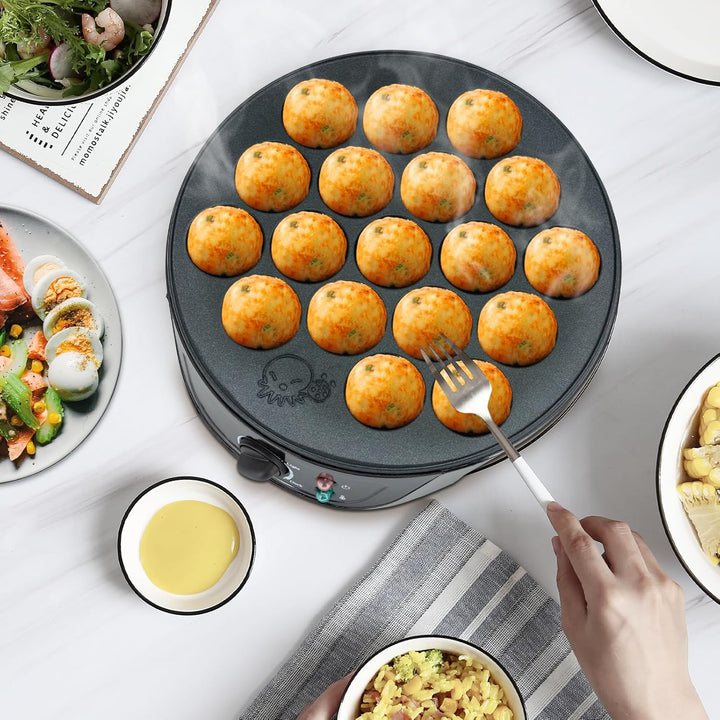 Elektrischer Takoyaki Maker, Takoyaki-Pfanne, Lebensmittelgeeignete mikrokristalline Beschichtung, N
