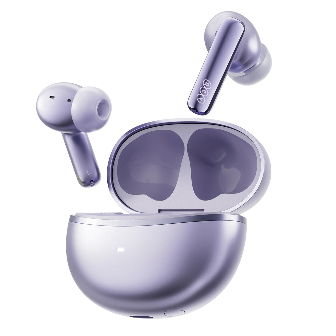 QCY MeloBuds N70 Bluetooth Kopfhörer mit Adaptive Hybride Geräuschunterdrückung,-56dB Noise Cancelli