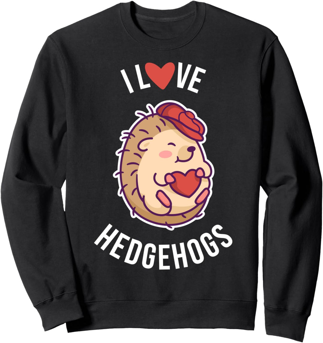 Ich liebe Igel Sweatshirt