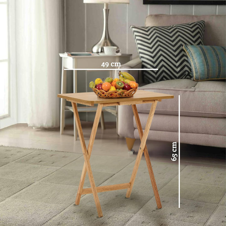 Premier Interiors Snack Tisch, Wood, 49 x 39 x 65cm, 49 x 39 x 65cm