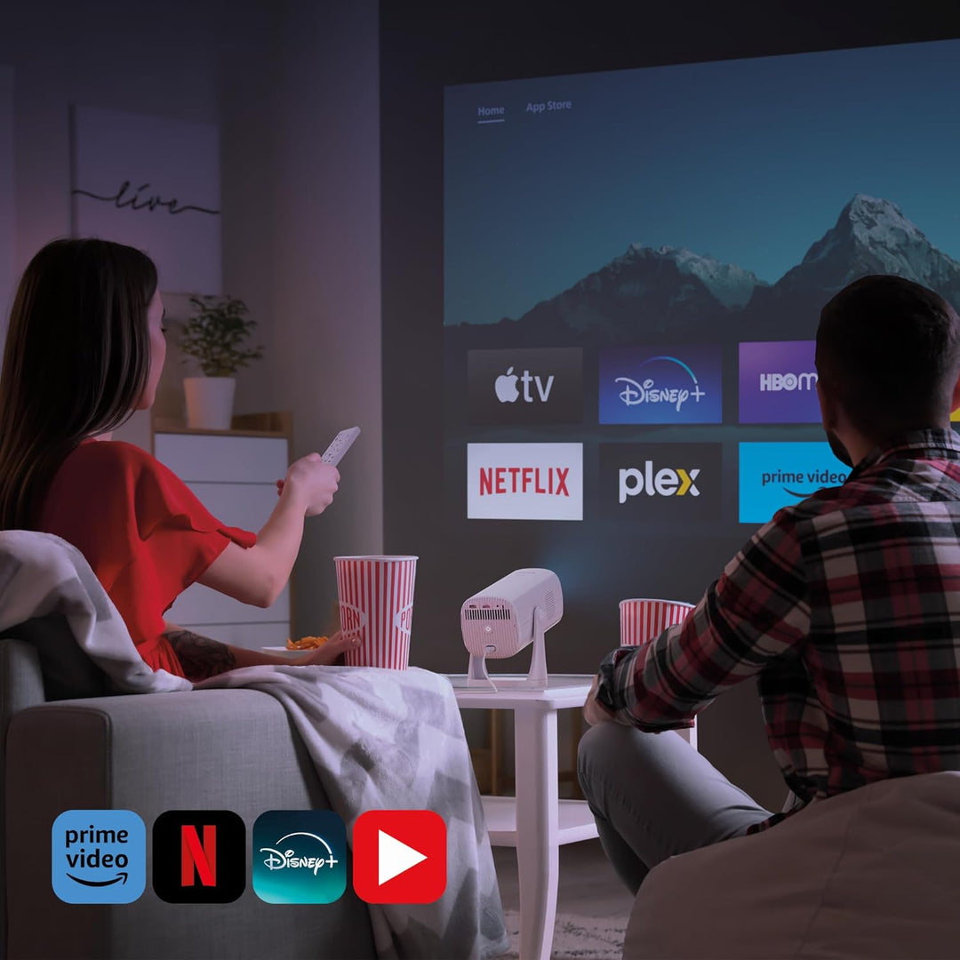 NPX230 Philips, Neopix 230Smart, Heimkinoprojektor, Verschiedene Bildkorrekturoptionen, Full HD 1080