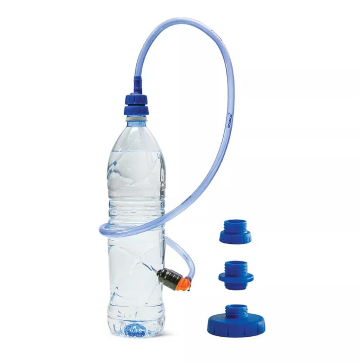 Source Ltd. Convertube+Sawyer Filter, 2023 transparent blue, transparent blue