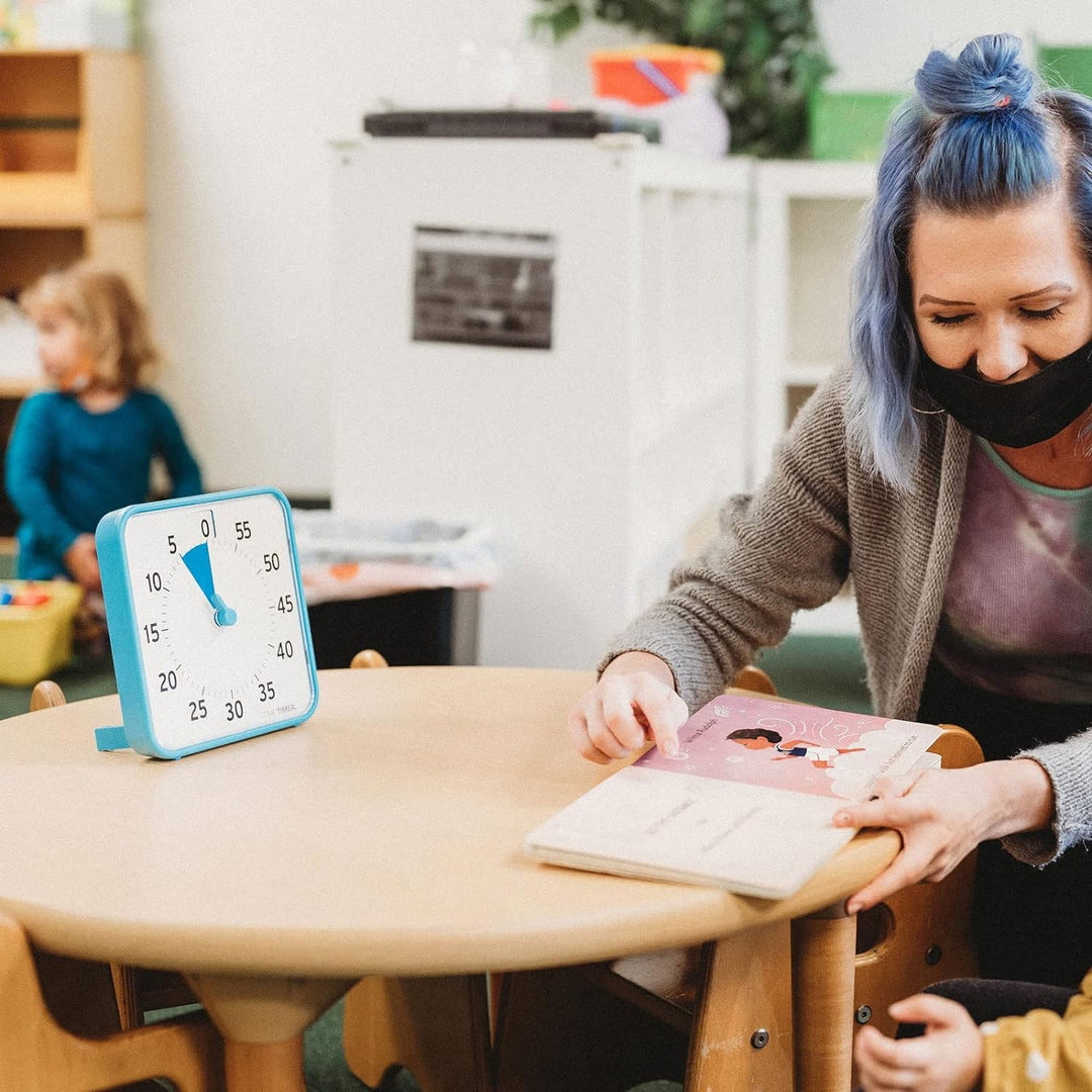 Time Timer Medium Klassenzimmer-Set–60 Min. Visueller Timer für Kinder mit Trocken Abwischbaren Akti