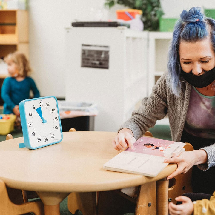 Time Timer Medium Klassenzimmer-Set–60 Min. Visueller Timer für Kinder mit Trocken Abwischbaren Akti