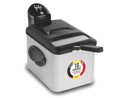 Frifri France F4528DUO Pro Design Fritteuse, 2800 W, 4,5 l, Grau