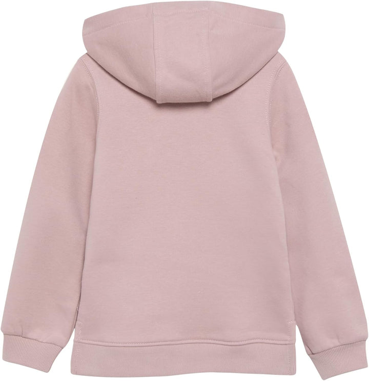 s.Oliver Wärmendes Kapuzen-Sweatshirt mit Glitzerprint 116-122 Lila/Rosa 4163, 116-122 Zartrosa