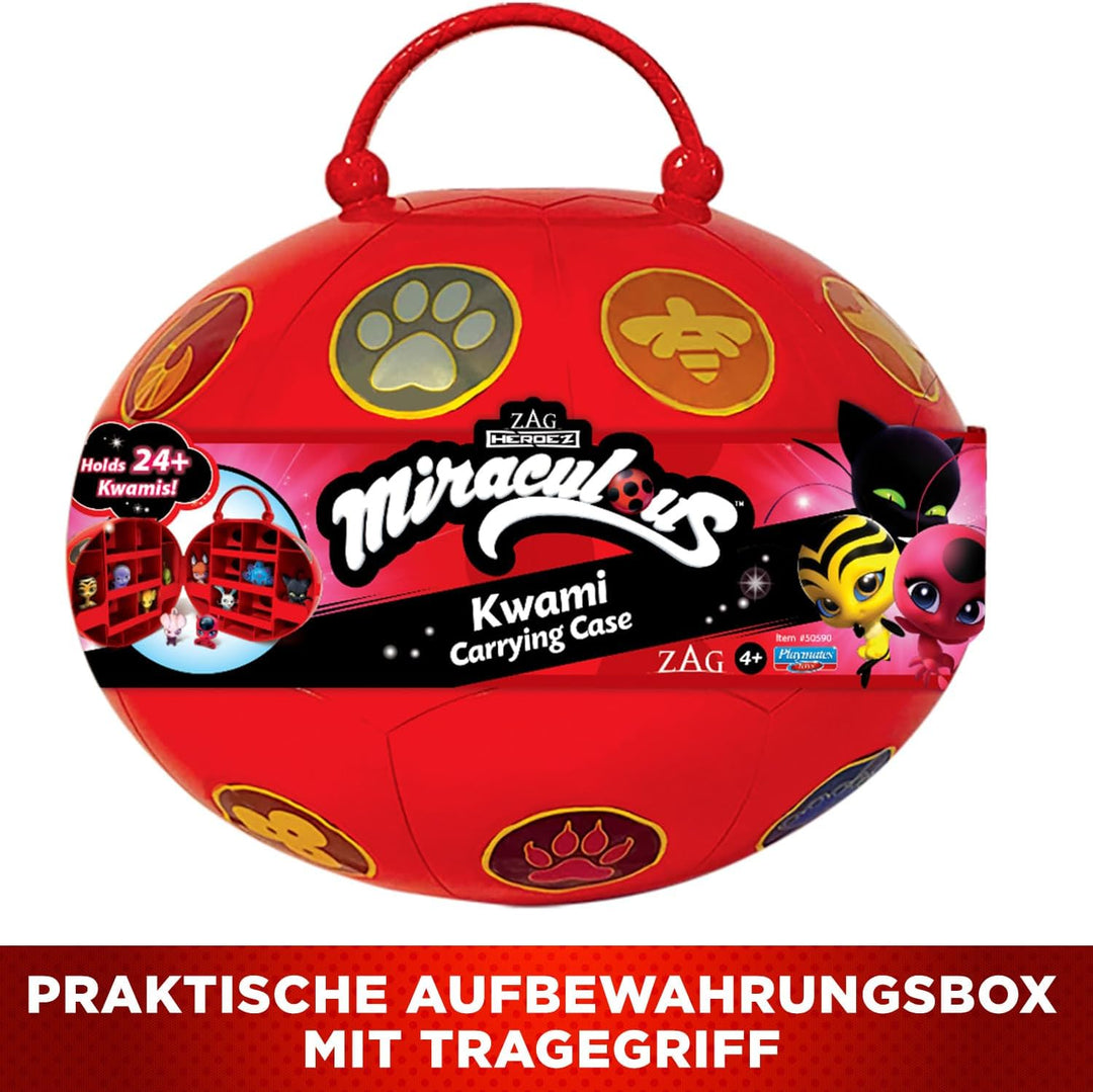 Bandai - Miraculous Ladybug - Miracle Box mit 4 Kwamis inklusive - Miraculous Kwamis Mini-Figuren Se