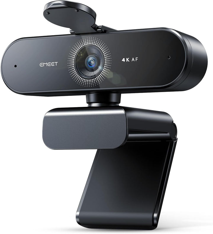 Webcam NOVA 4K, 4K Webcam mit 2 Mikrofon mit Rauschunterdrückung, Ultra HD Webcam mit 73° Weitwinkel