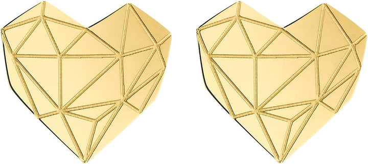LIEBESKIND Damen-Ohrstecker Edelstahl LJ-0307-E-11 gold Single, gold Single