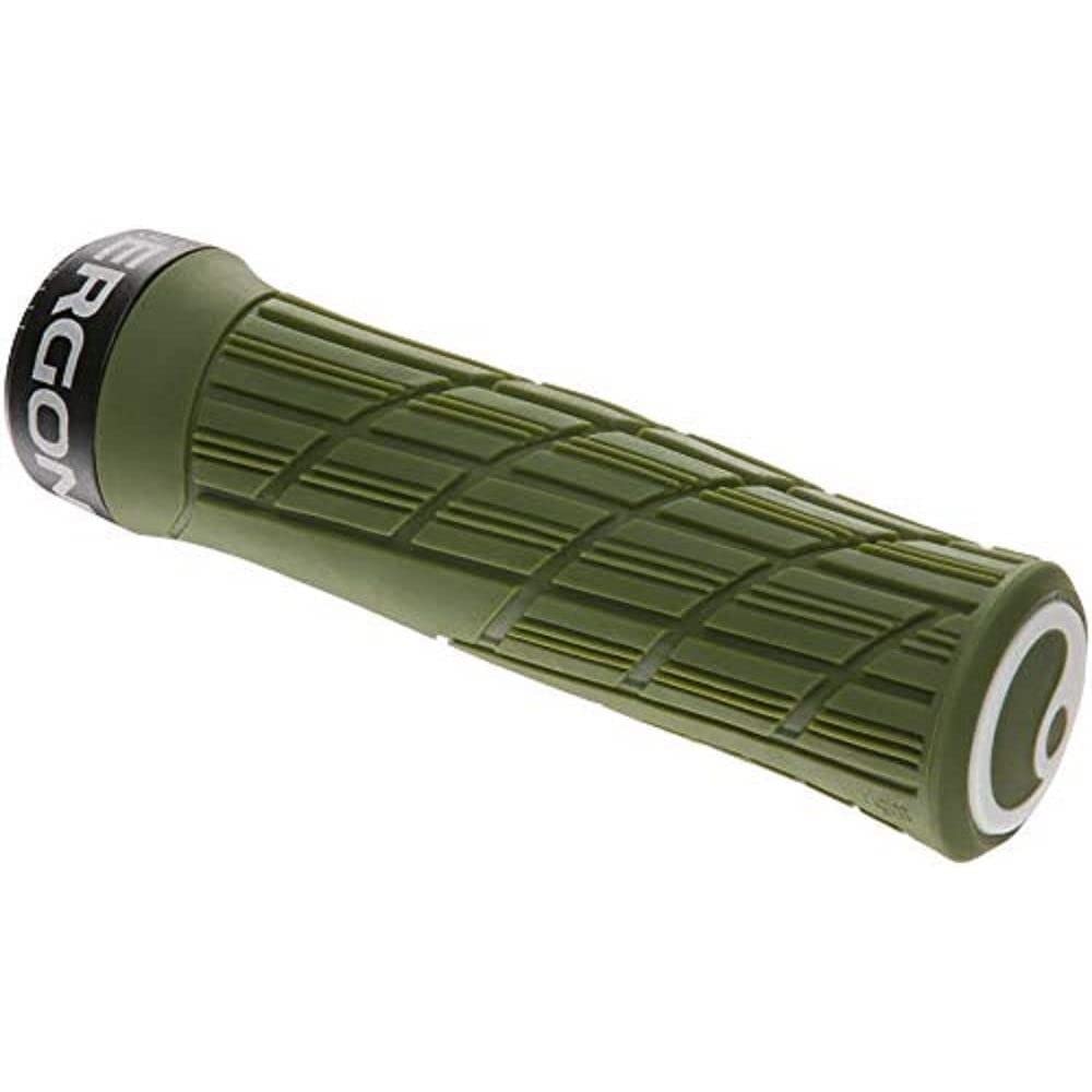 Ergon – GE1 Evo Factory Fahrradgriff | MTB, Enduro, Trail | Slim | Regular Deep Moss, Regular Deep M