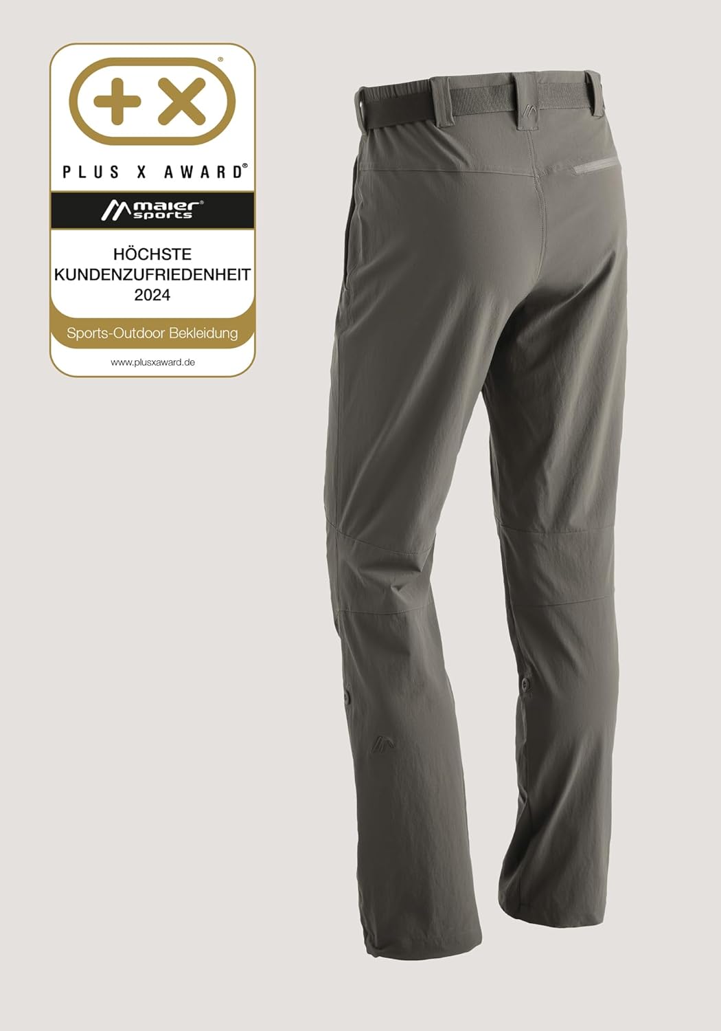 Maier Sports Herren Outdoorhose Nil, funktionale Wanderhose, atmungsaktive Trekking-Hose mit Rollup-