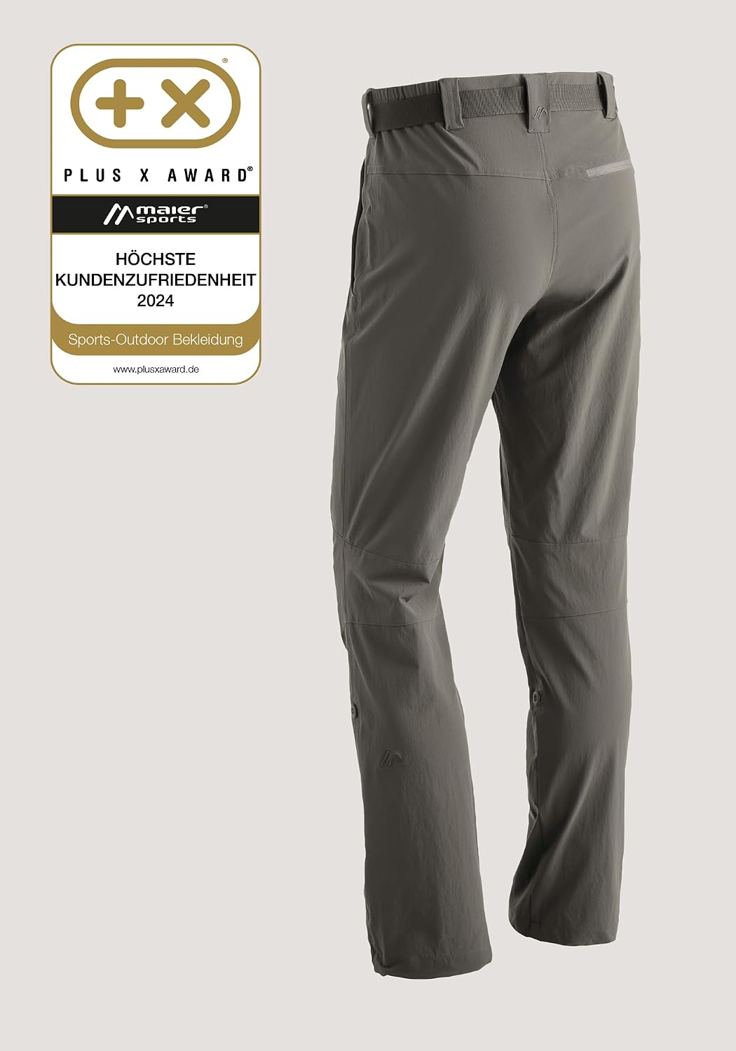 Maier Sports Herren Outdoorhose Nil, funktionale Wanderhose, atmungsaktive Trekking-Hose mit Rollup-